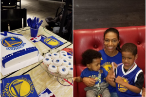 Super Easy Golden State Warrior Themed 5th Birthday Party