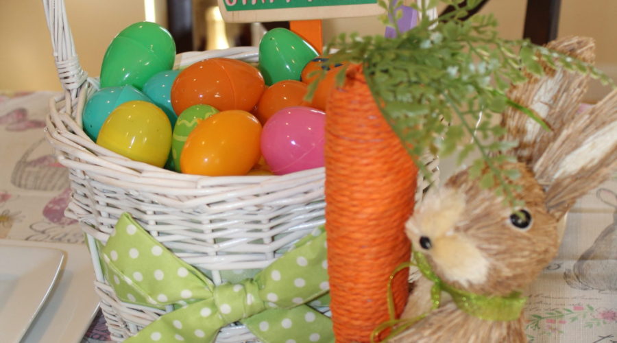 Simple Easter Kitchen Décor from Hobby Lobby and Target